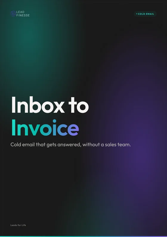 Inbox to Invoice playbook cover
