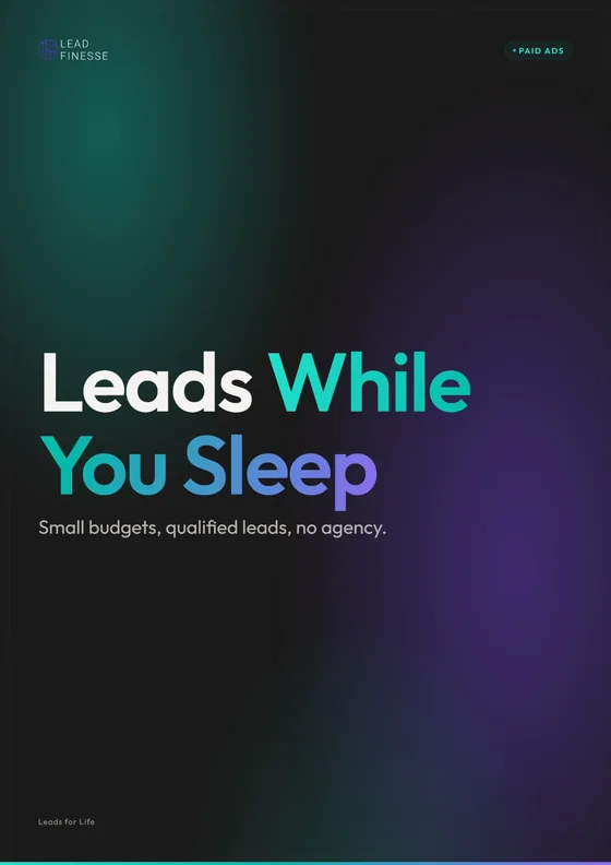 Leads While You Sleep playbook cover