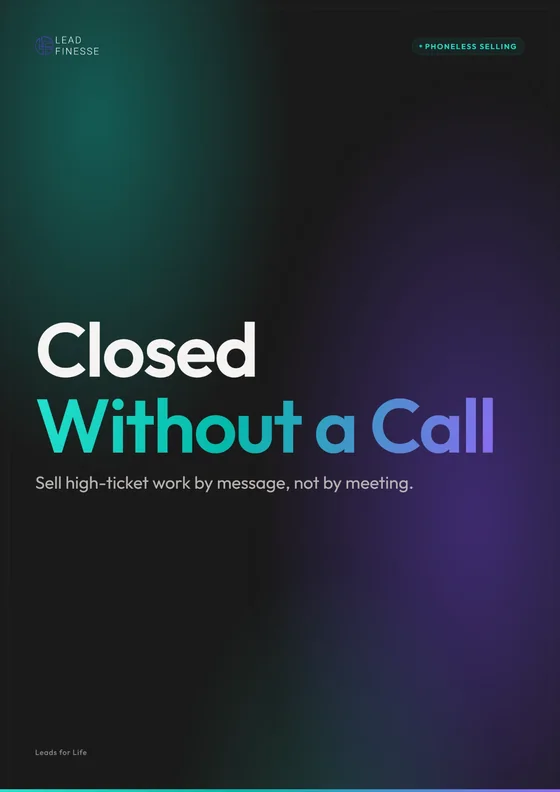 Closed Without a Call playbook cover